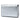 Silver Saint Laurent Small Metallic Calfskin Monogram Kate Tassel Crossbody
