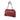 Red Bottega Veneta Nappa Intrecciato Duo Shoulder Bag