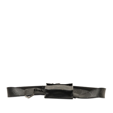 Black Louis Vuitton Monogram Eclipse Utility Side Bag Belt - Designer Revival
