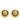 Gold Chanel Gold Plated CC Round Button Clip On Earrings - Designer Revival
