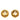 Gold Chanel Gold Plated CC Round Button Clip On Earrings - Designer Revival