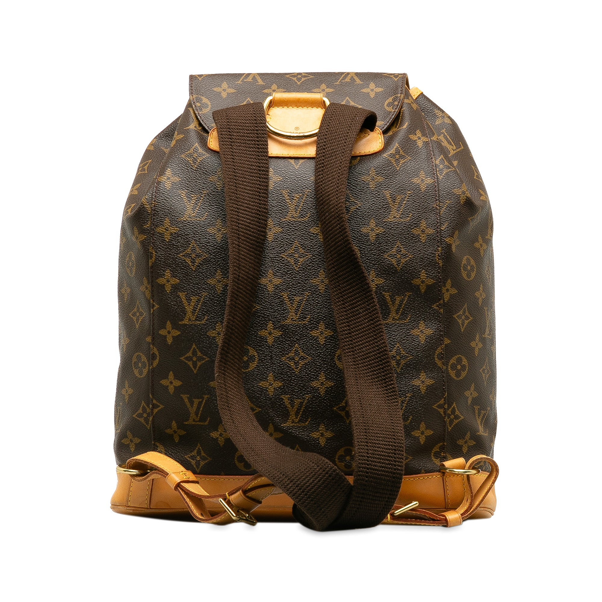 Brown Louis Vuitton Monogram Montsouris GM Backpack - Atelier-lumieresShops Revival
