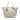 White Gucci Guccissima Heart Bit Tote Satchel