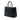 Black Prada Large Saffiano Cuir Double Satchel