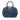 Blue Burberry Small Grained Calfskin Orchard Bowling Bag Satchel