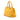 Yellow Prada Vitello Daino Open Convertible Tote Satchel