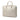 White Prada Saffiano Business Bag