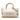 Gold Gucci Medium Calfskin Bamboo Shopper Satchel - Designer Revival