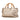 Gold Gucci Medium Calfskin Bamboo Shopper Satchel - Designer Revival