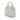 White Dior Medium Lambskin Floral Sequin Lady Dior Satchel