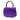 Purple Gucci Mini Satin Bamboo Night Satchel