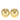Gold Chanel Gold Plated CC Button Clip on Earrings
