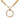 Gold Chanel CC Gold Plated Double Chain Loupe Magnifying Glass Pendant Necklace