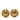 Gold Chanel CC Gold Plated Enamel Clip On Earrings