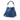 Blue Saint Laurent Small Suede Emmanuelle Fringe Bucket Bag Satchel