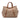 Brown Prada Canvas Canapa Logo Bow Satchel