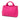 Pink Prada Small Canvas Canapa Logo Satchel