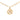 Gold Chanel CC Gold Plated Strass Round Pendant Necklace