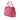 Pink Prada Small Saffiano Lux Gardeners Tote Satchel