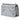 Silver Dior Small Metallic Patent Microcannage Diorama Flap Crossbody Bag