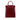 Red Hermès Courchevel White Bus 30 Tote Bag - Designer Revival