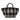 Black Burberry House Check Nylon Handbag