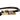 Black Louis Vuitton Leather LV Bloom Bracelet