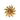 Gold Chanel Gold Plated CC Sun Motif Brooch