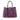 Purple Prada Medium Scamosciato Double Handle Tote Satchel
