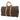 Brown Louis Vuitton Monogram Keepall Bandouliere 45 Travel Bag