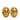 Gold Chanel Gold Plated CC Crown Clip On Earrings