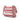 Pink Chanel Jumbo Stripe Jersey Felt and Rope Flap Satchel