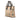 Beige Burberry Haymarket Check Coated Canvas Tote