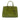 Green Prada Saffiano Vernice Parabole Tote