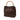 Brown Gucci Woven Leather Bamboo Satchel