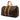 Brown Louis Vuitton Monogram Keepall Bandouliere 45 Travel Bag