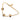Gold Louis Vuitton Gold Plated Gamble Crystal Bracelet