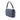 Grey Fendi FF Embroidered Wool Houndstooth Baguette Satchel