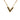 Gold Louis Vuitton Gold Plated Essential V Necklace