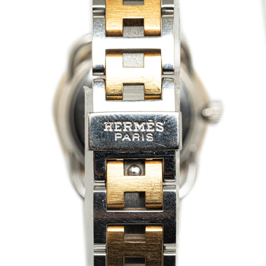 Silver Hermès Quartz Stainless Steel Arceau Watch - Designer Revival