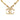 Gold Chanel CC Gold Plated Strass Pendant Necklace