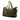 Green Bottega Veneta Canvas Intrecciato Webbing Cassette Duffle Bag