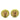 Green Chanel CC Resin Round Mirror Clip On Earrings