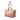 Pink Chanel Medium CC Quilted Canvas Double Face Deauville Tote Satchel