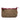 Brown Fendi Zucchino Canvas Chain Pochette Shoulder Bag