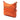 Orange Prada Saffiano Trimmed Tessuto Zip Top Crossbody