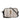 White Saint Laurent Striped Canvas Monogram Lou Camera Bag