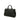 Black Saint Laurent Medium Grained Calfskin Cabas Rive Gauche Satchel