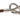 Brown Hermès Palladium Plated and Leather Atame Knot Bracelet