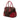 Brown Prada Cinghiale Trimmed Canvas Canapa Bauletto Bag
